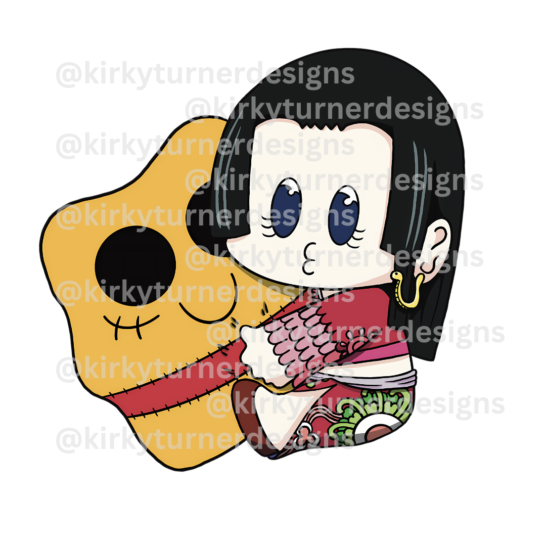 Pirate Empress with Strawhat Plush Keychain