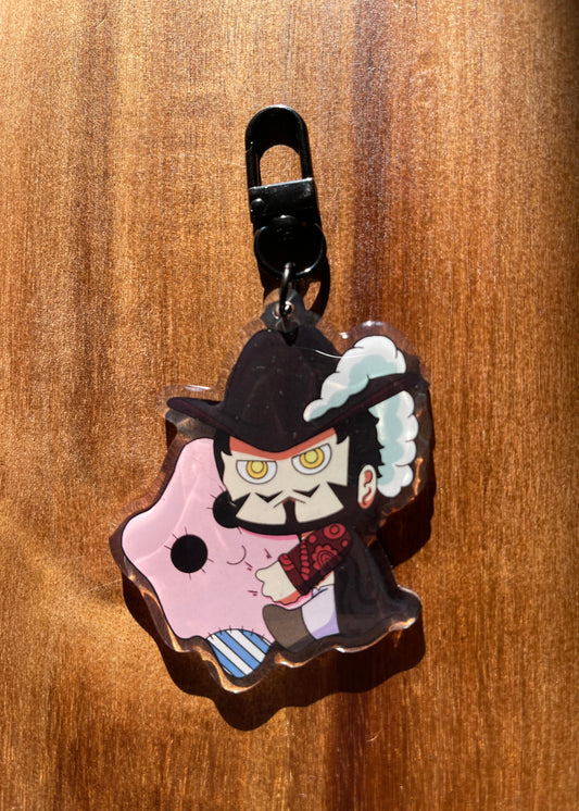 Hawkeyes with Ghost Princess Plush Keychain