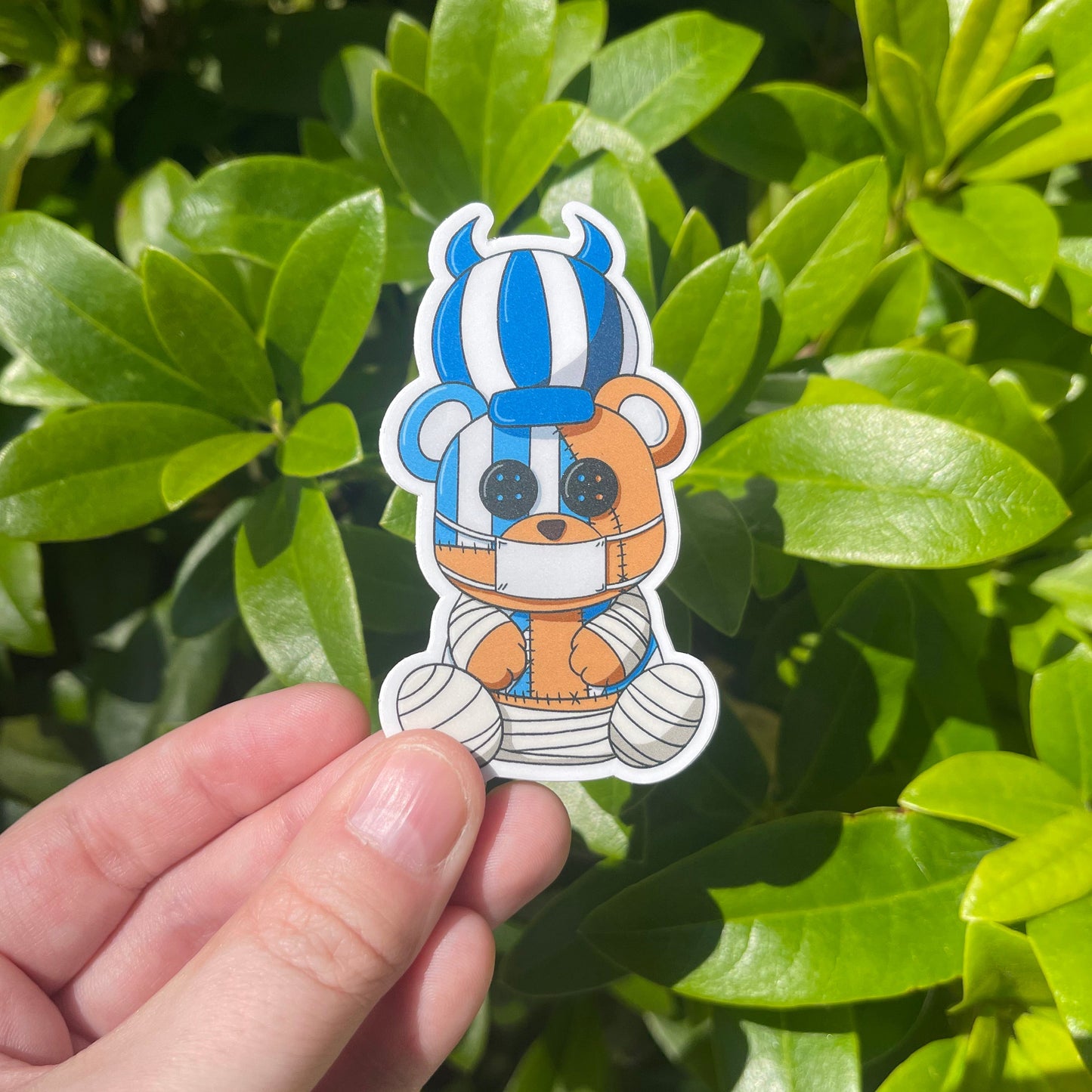 OP Creatures Button Eyes Sticker