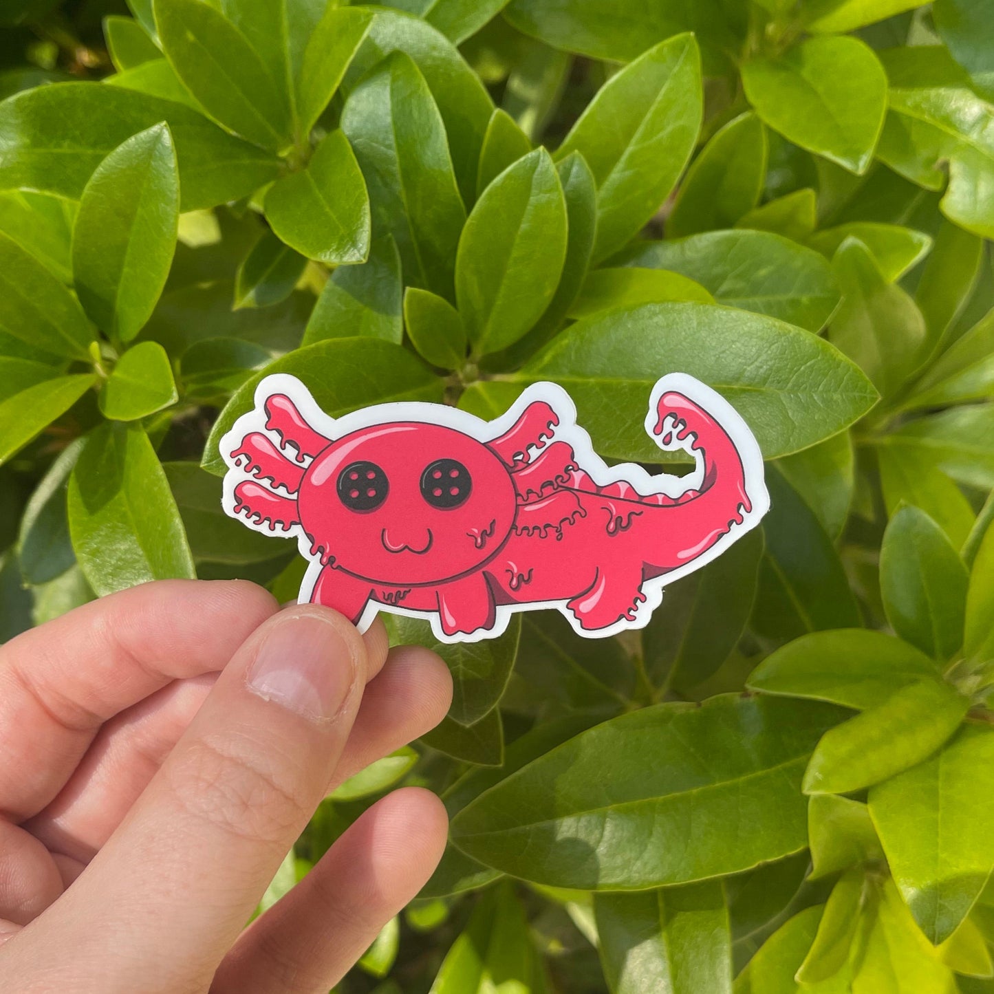 OP Creatures Button Eyes Sticker