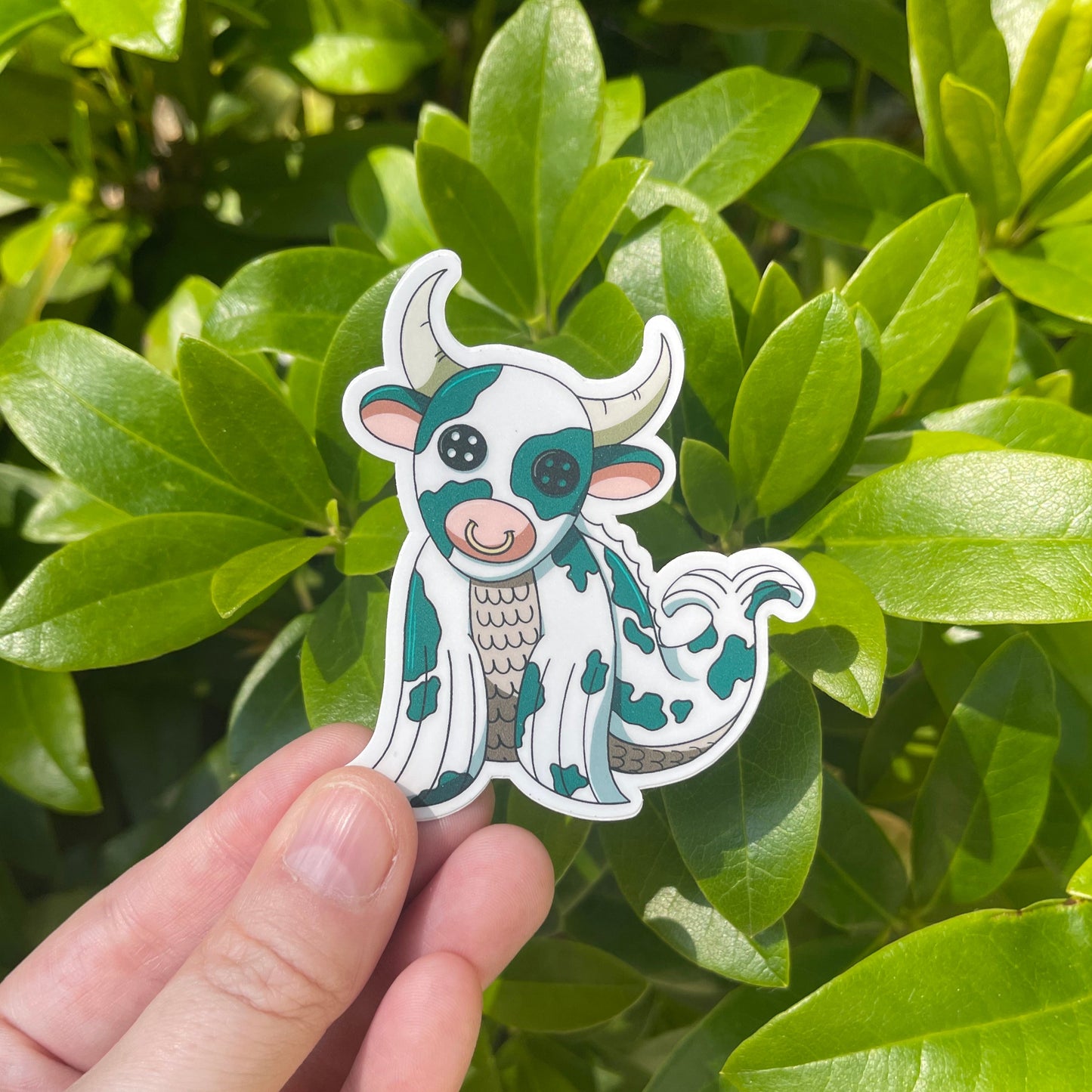 OP Creatures Button Eyes Sticker