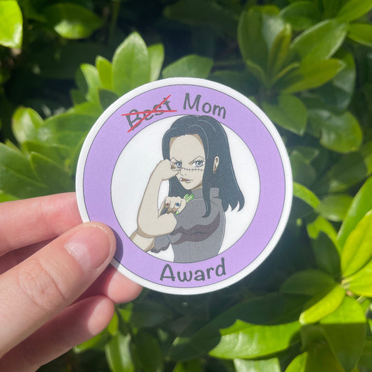 OP Best Mom Award Sticker
