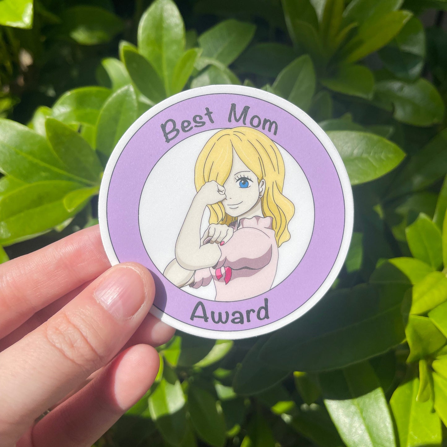 OP Best Mom Award Sticker
