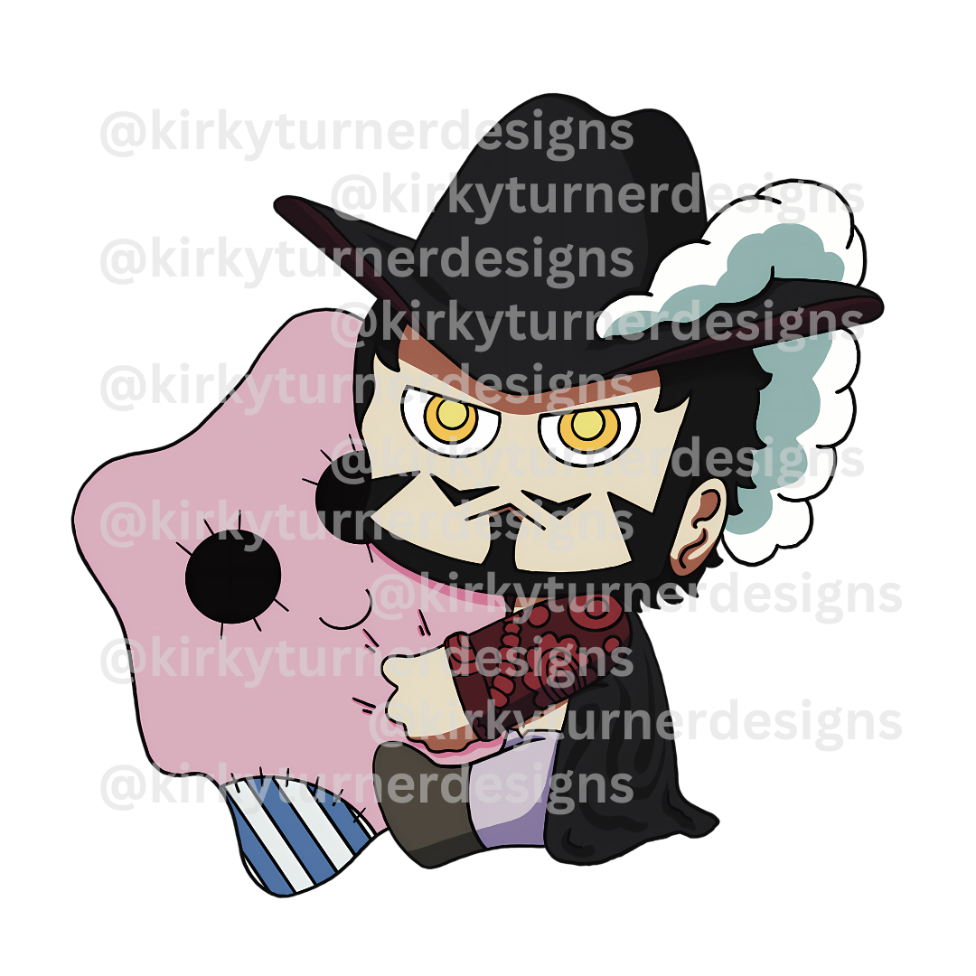 Hawkeyes with Ghost Princess Plush Keychain