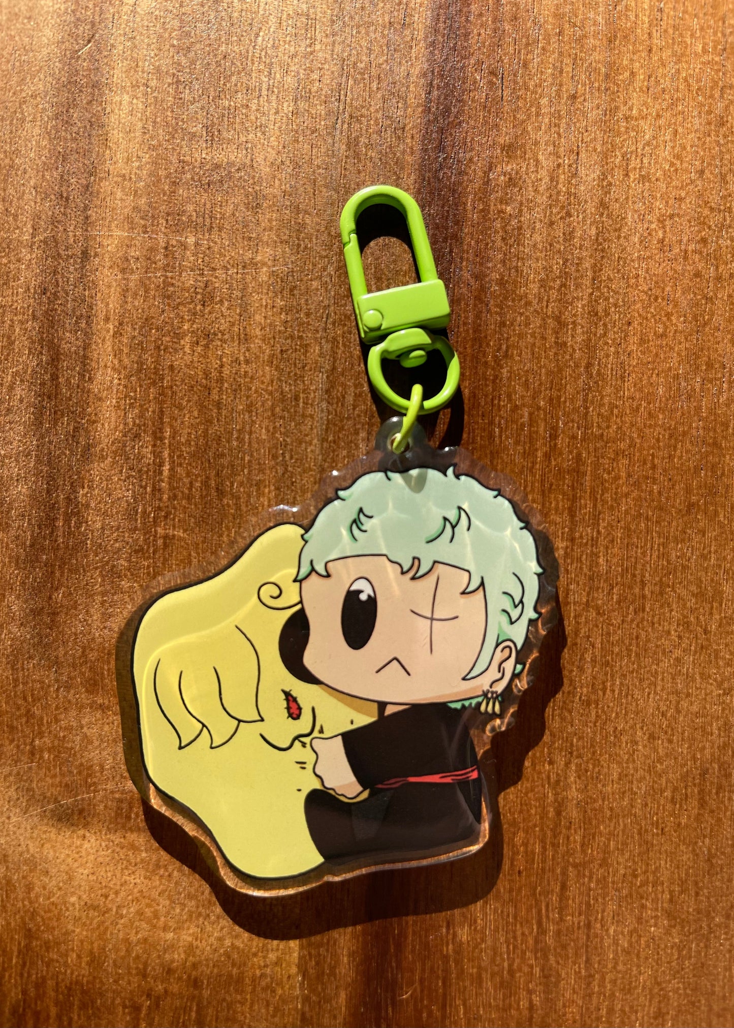 Swordsman with Curly Brow Plush Keychain