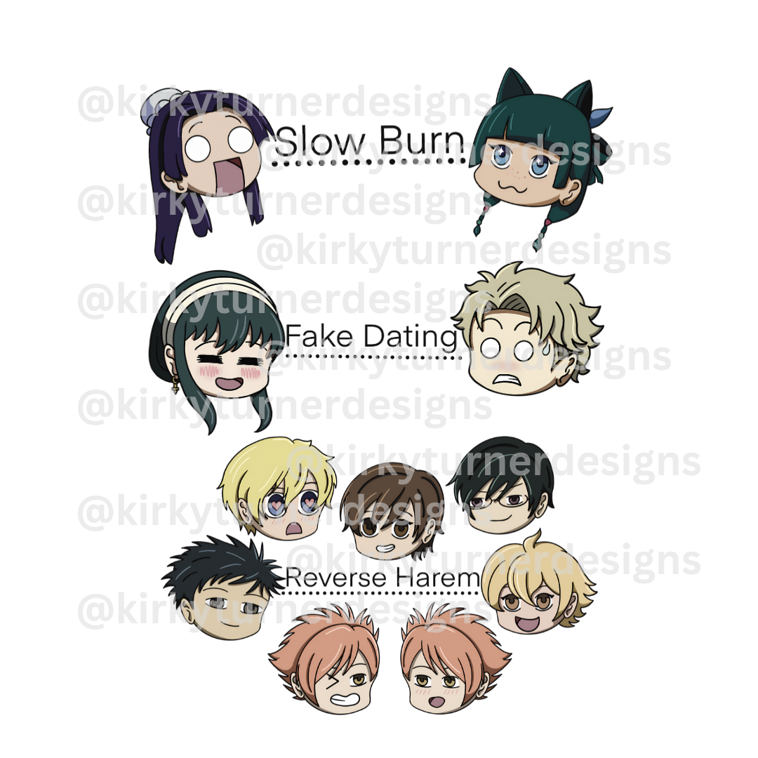 Romance Tags Sticker